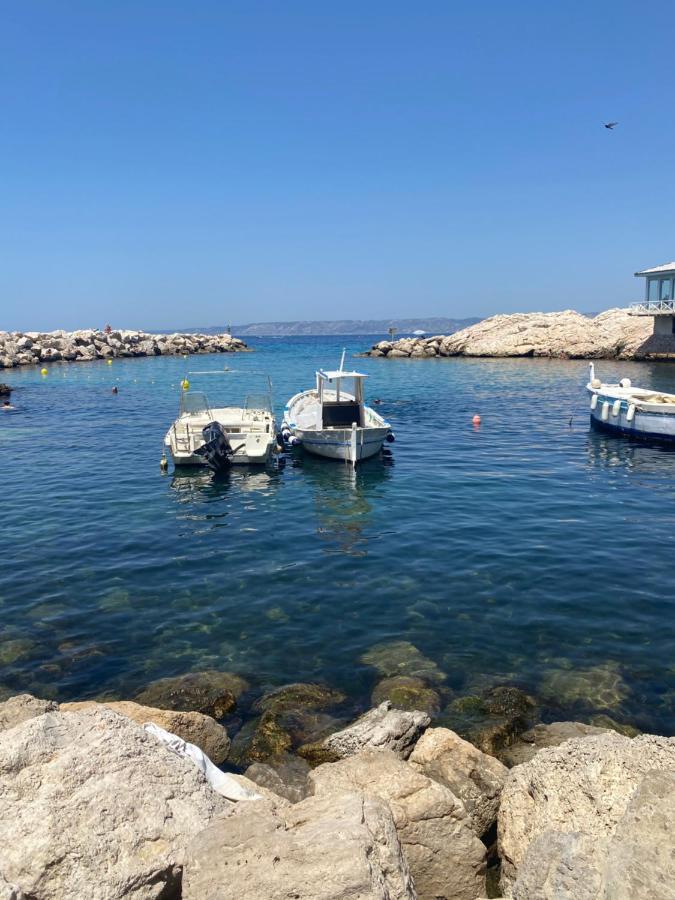 Appartamento Le Cabanon Du Vallon Des Auffes Marsiglia Esterno foto